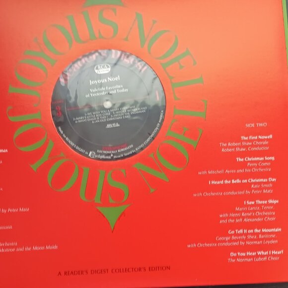Readers Digest - Joyous Noel - Glenn Miller, Perry Como -  4 Record Box Set 1968 - Picture 6 of 7